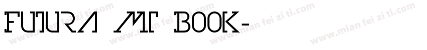 Futura MT Book字体转换